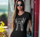 3rd Step Prayer Angel V-neck Tee