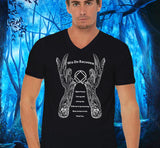 3rd Step Prayer Angel V-neck Tee