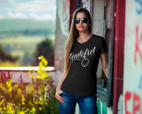 NA Grateful V-neck Tee