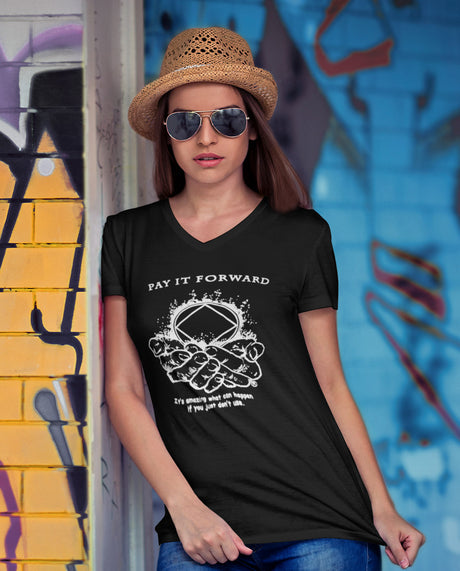 Pay It Forward V-neck Tee