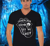 Defects Get Me Hot V-neck Tee