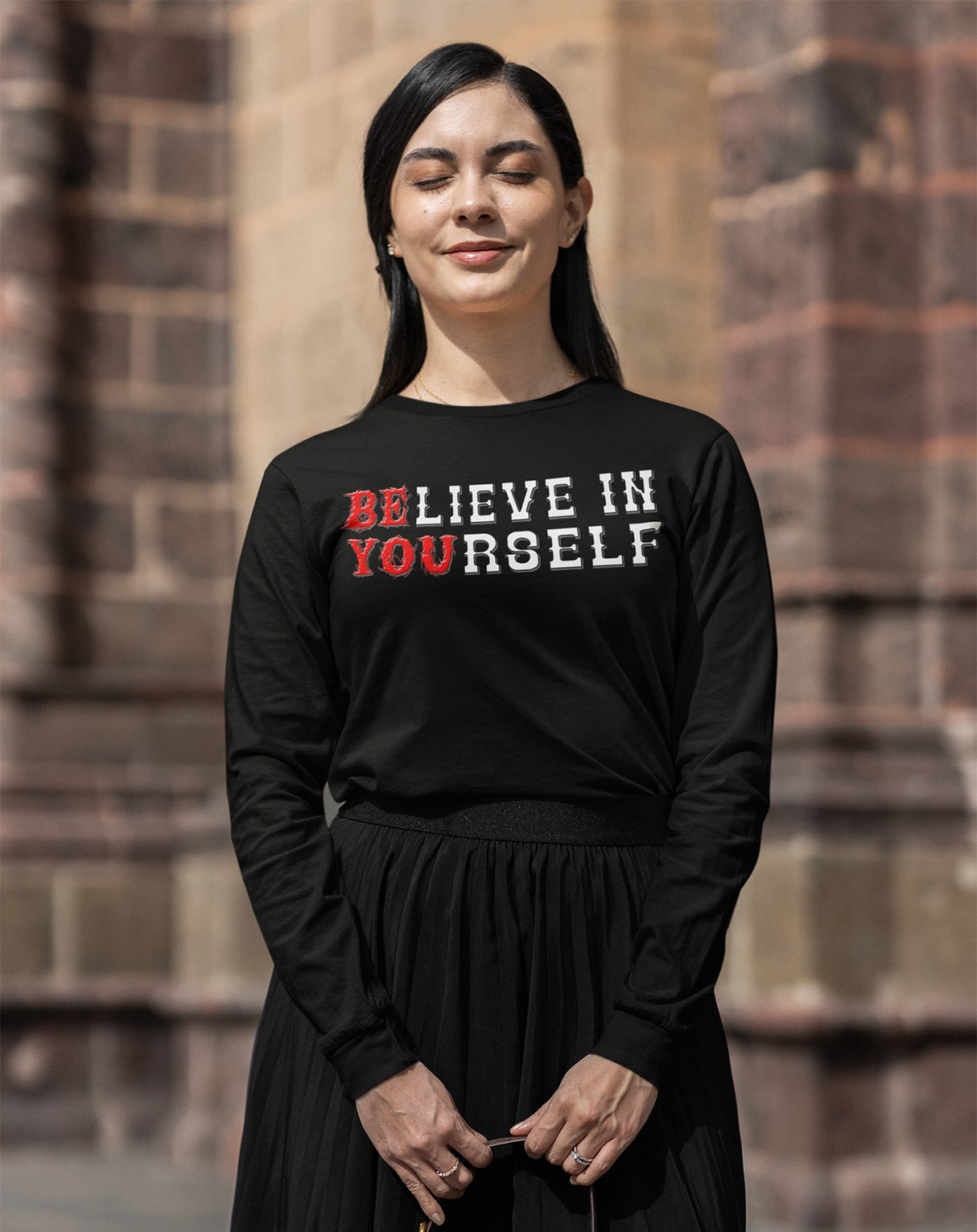 Believe In Yourself Long Sleeve dtg Tee