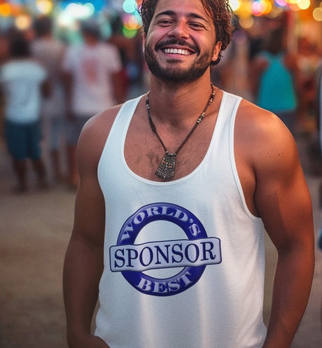 World's Best Sponsor AA / NA dtg Tank Top