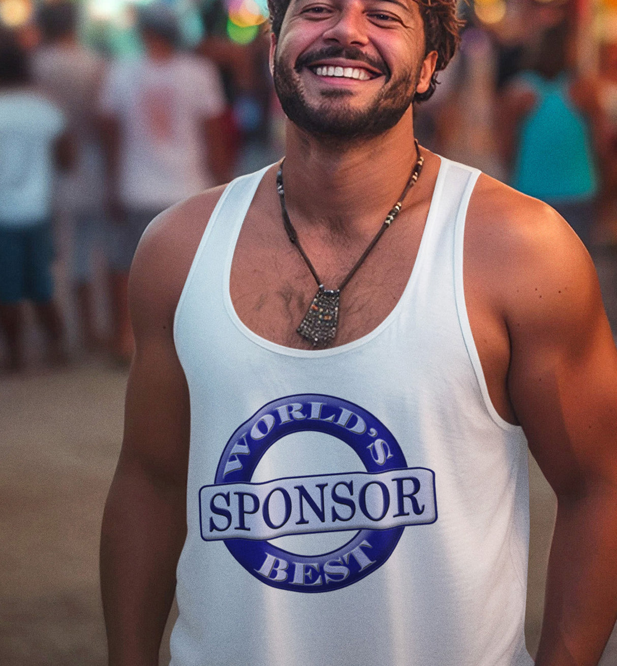 World's Best Sponsor AA / NA dtg Tank Top