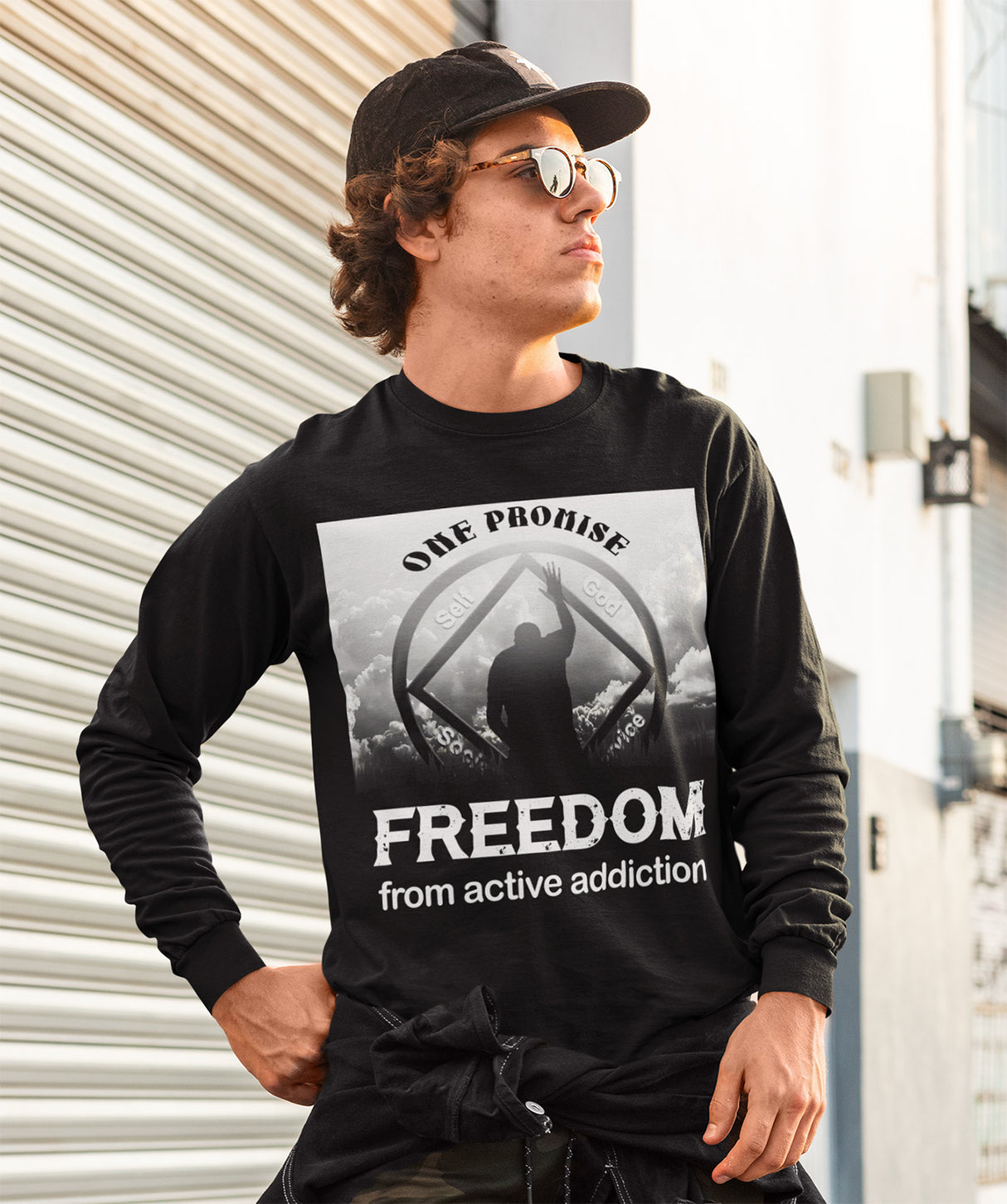 Blessed With Freedom Long Sleeve dtg Tee