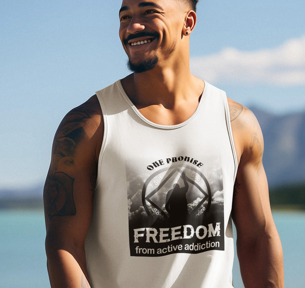 Blessed With Freedom NA dtg Tank Top