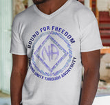Bound For Freedom dtg V-Neck Tee