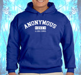Custom Anonymous Est Clean Date Hoodie