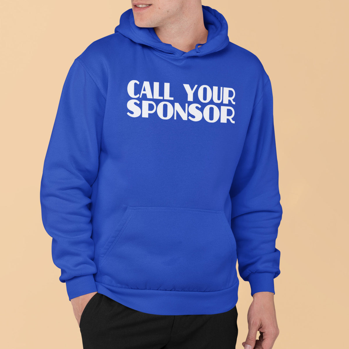 Call Na NAWEARS, Narcotics Anonymous Hoodie, NA / AA Call Your Sponsor Hoodie ...
