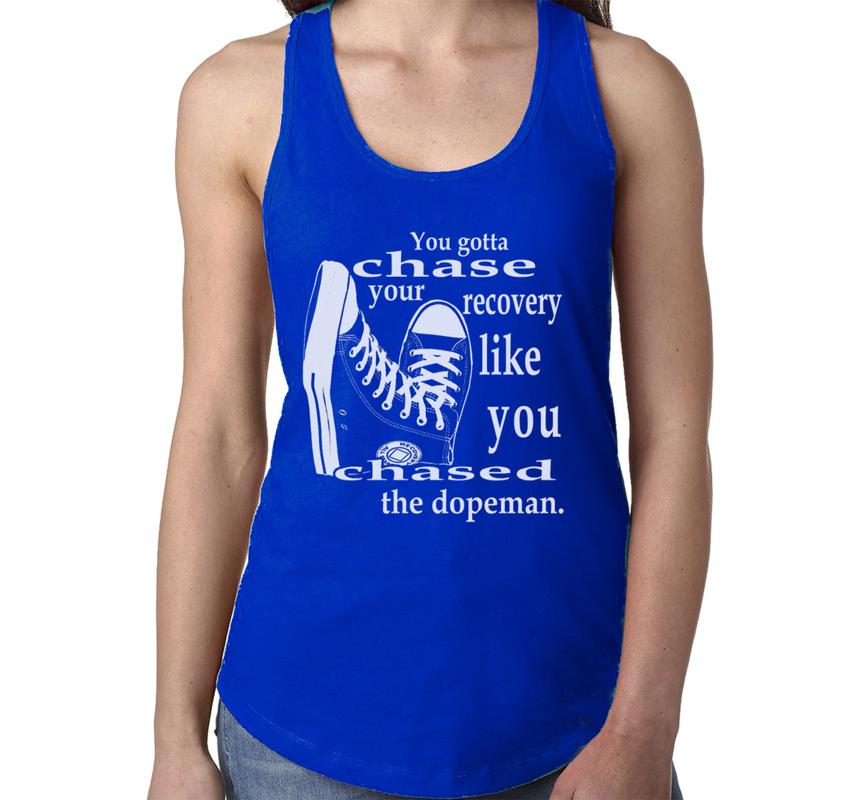 ltt- Chase Your Recovery Ladies Tank Tops