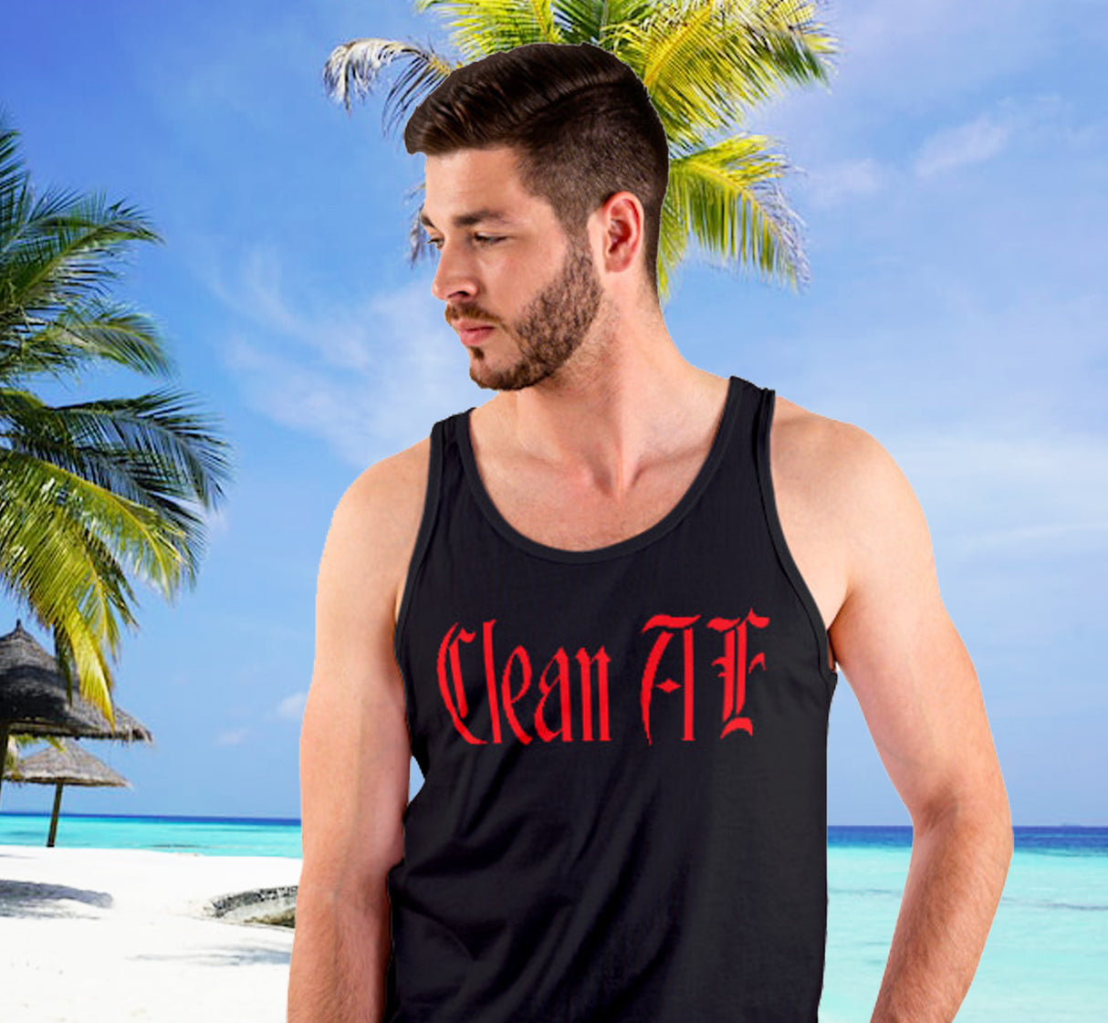 utt- Clean AF V.2 Unisex Tank Tops