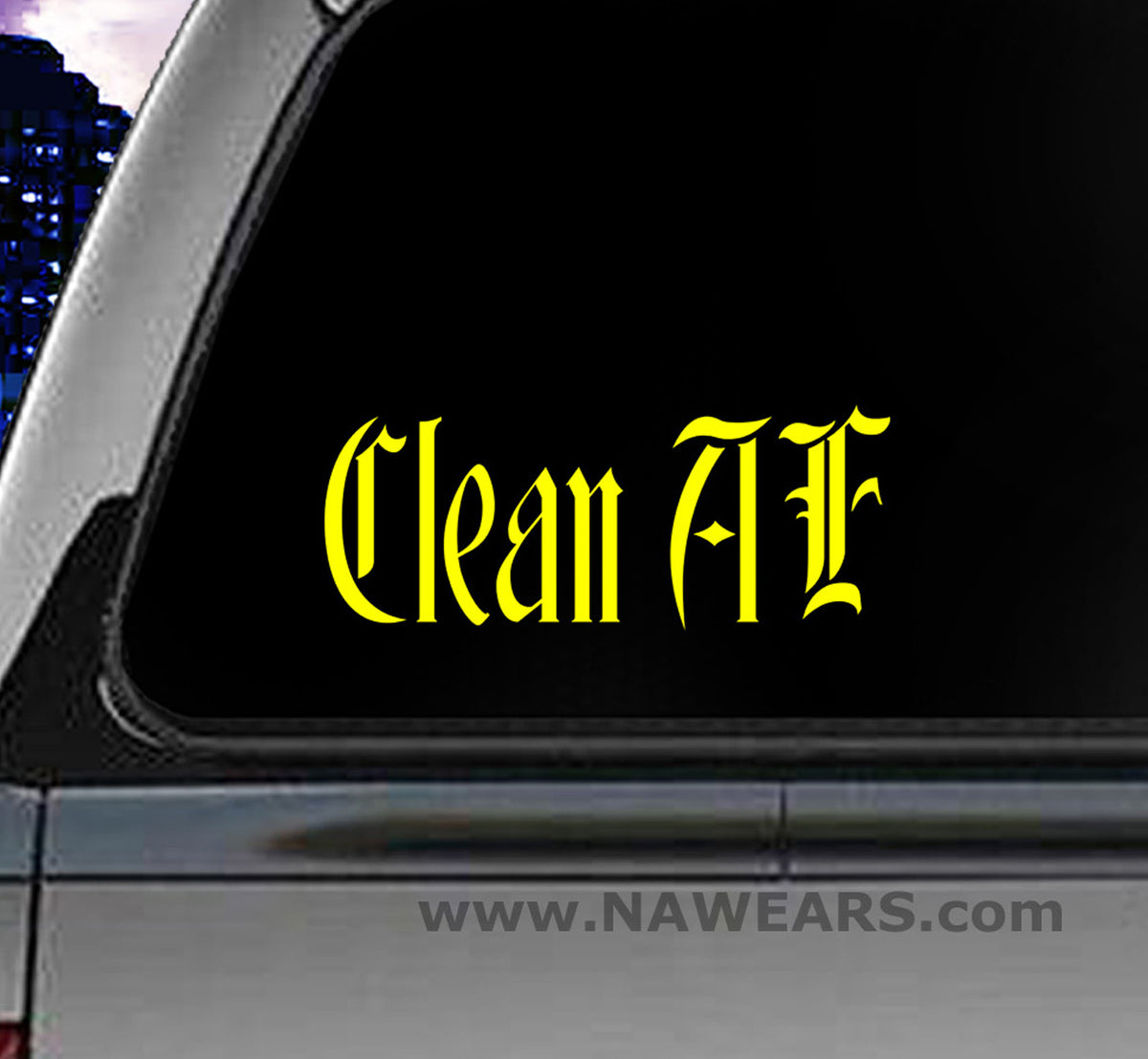 Clean Decal Narcotics Anonymous Win Decal - CLEAN AF Window Decals – nawears
