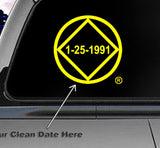 Win Decal- Clean Date Service Symbol