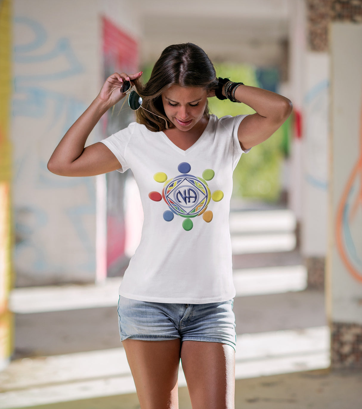 Closing Circle dtg V-Neck Tee