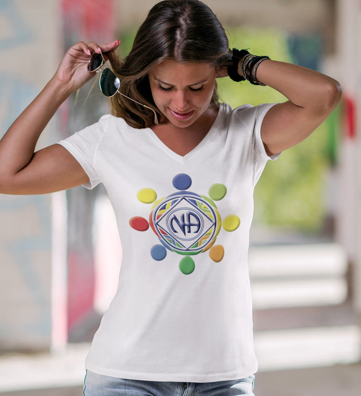 Closing Circle dtg V-Neck Tee