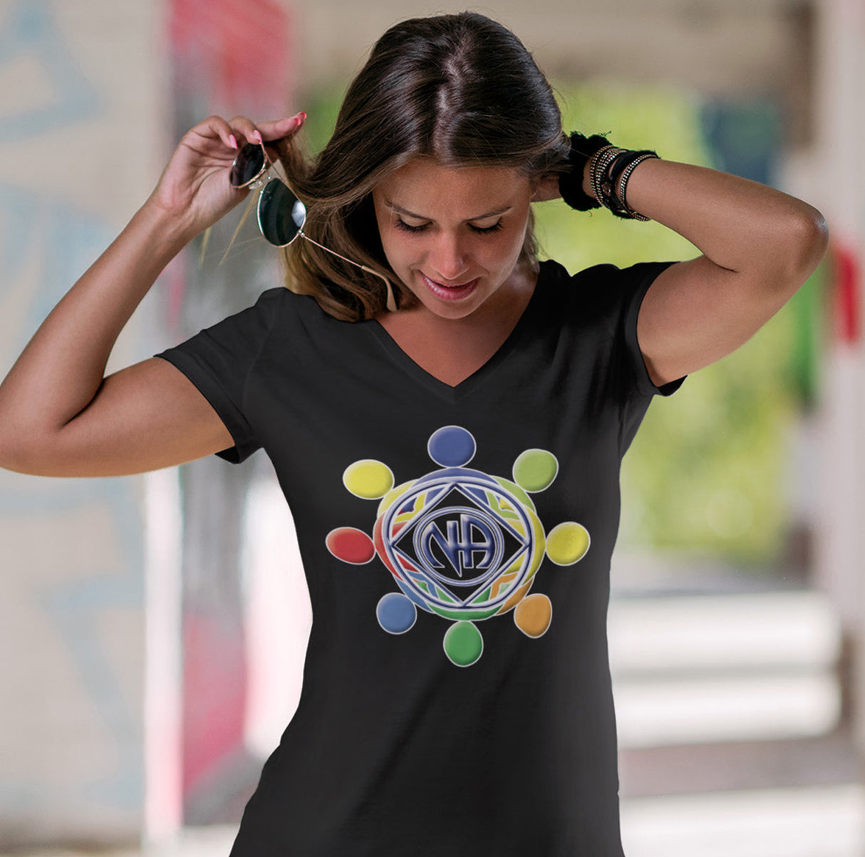 Closing Circle dtg V-Neck Tee