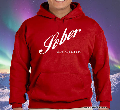 Custom Cola Style Sober Date Hoodie