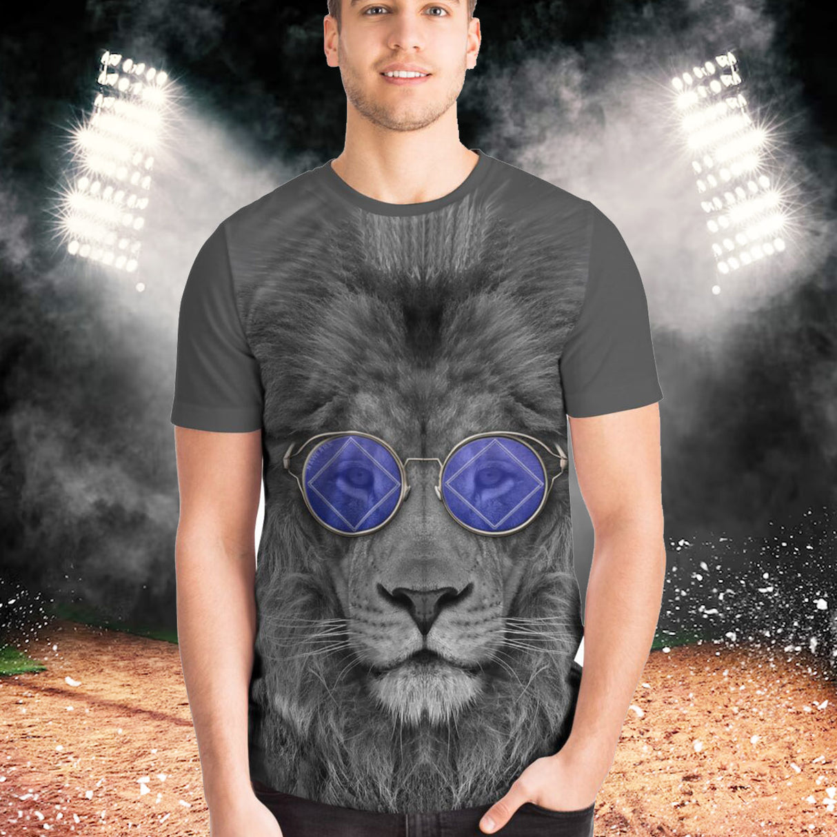 Cool NA Lion AOP T-shirts