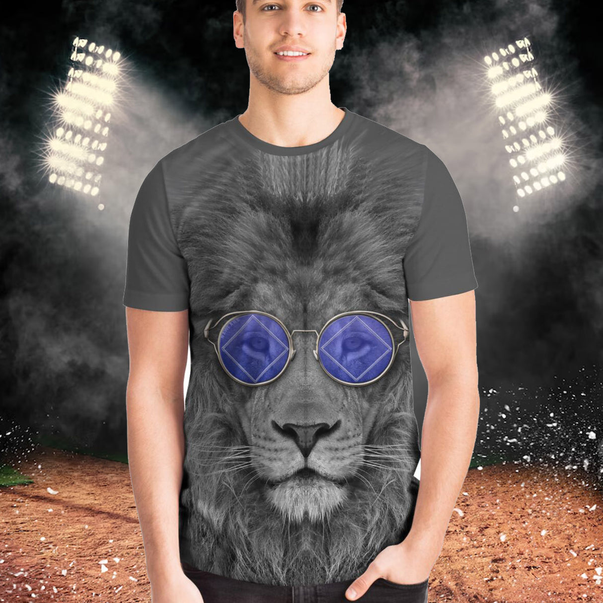 Cool NA Lion AOP T-shirts