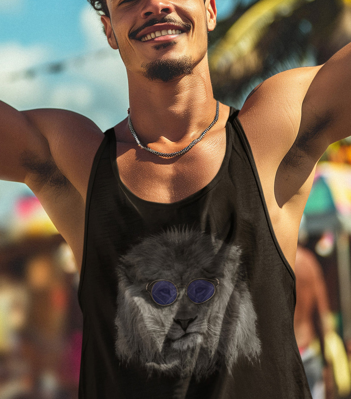 Cool NA Lion NA dtg Tank Top