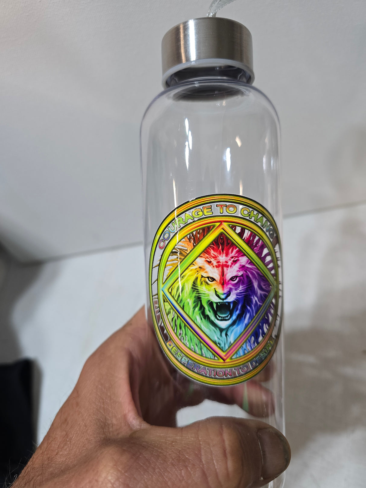 Courage To Change Water Bottle