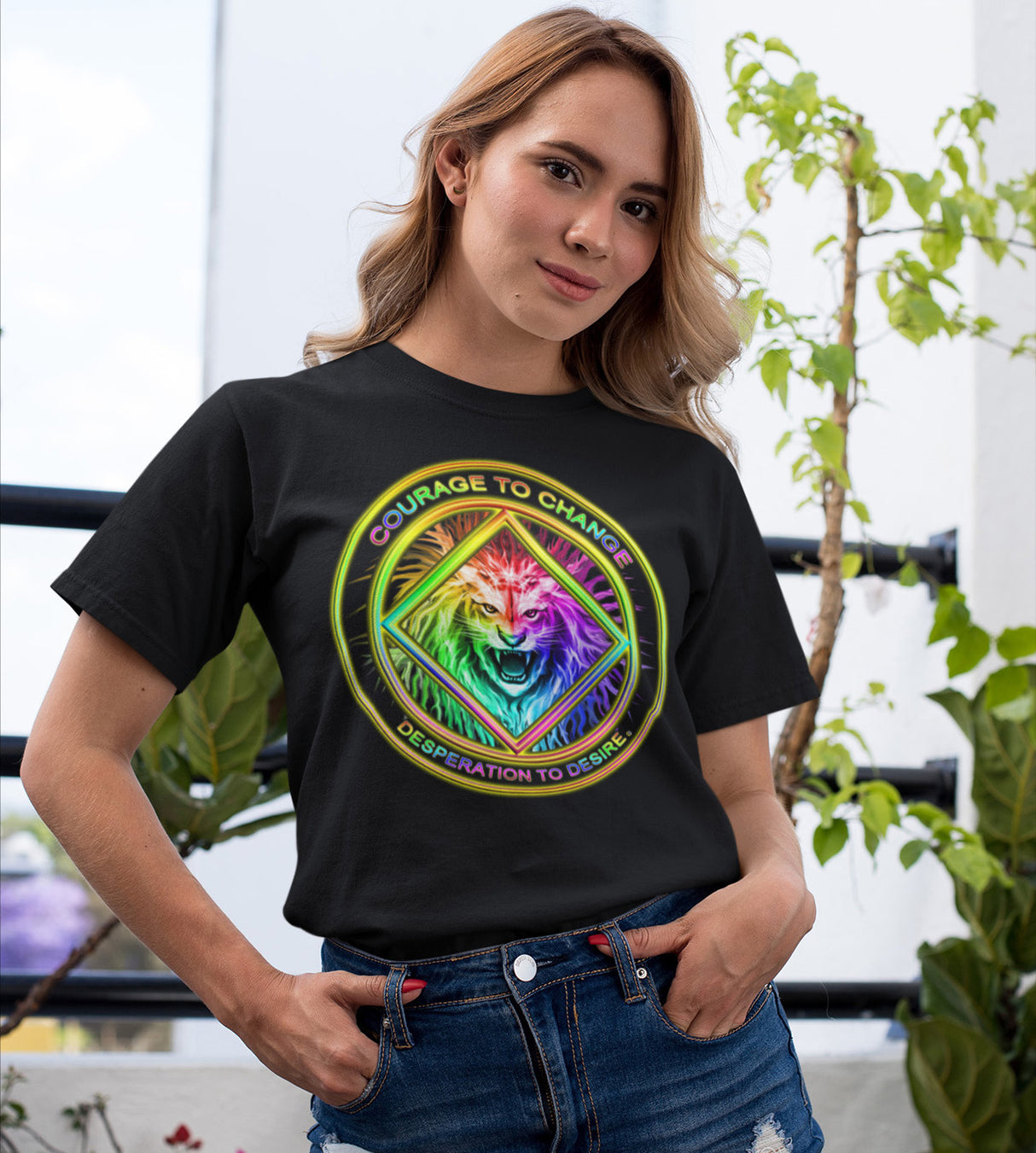 Courage To Change dtg Tee