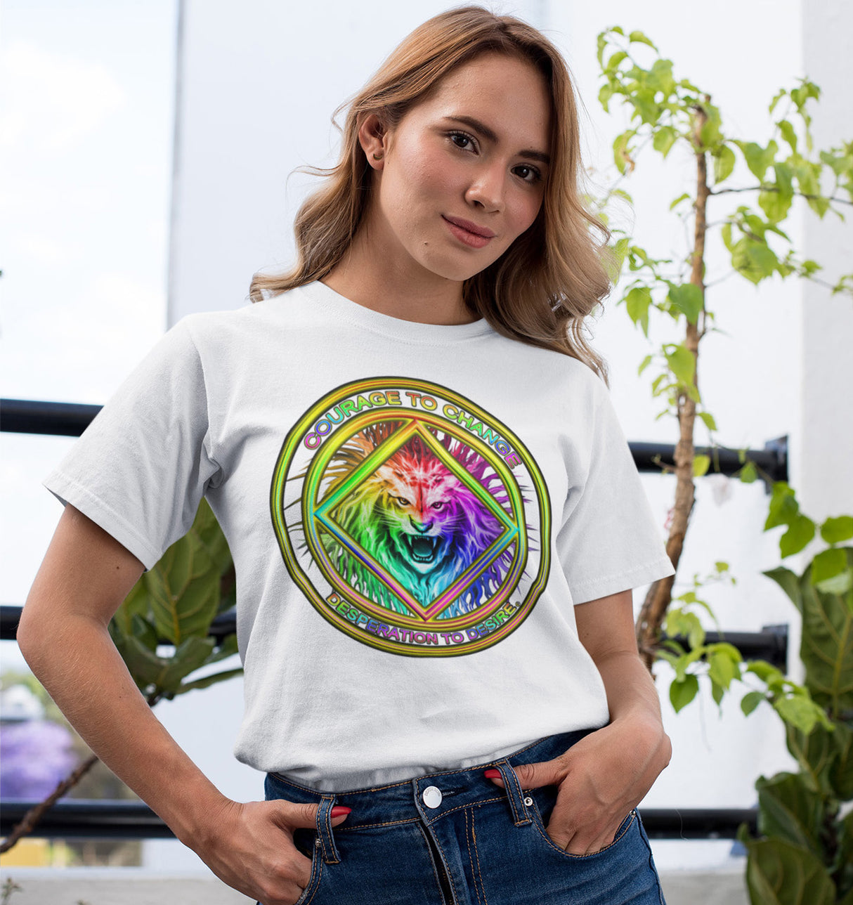 Courage To Change dtg Tee