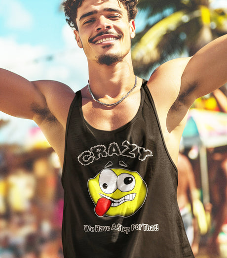 Crazy Emoji AA / NA dtg Tank Top