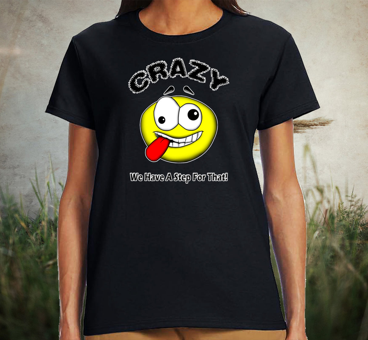 ldTs- Crazy Emoji  Women's Tee