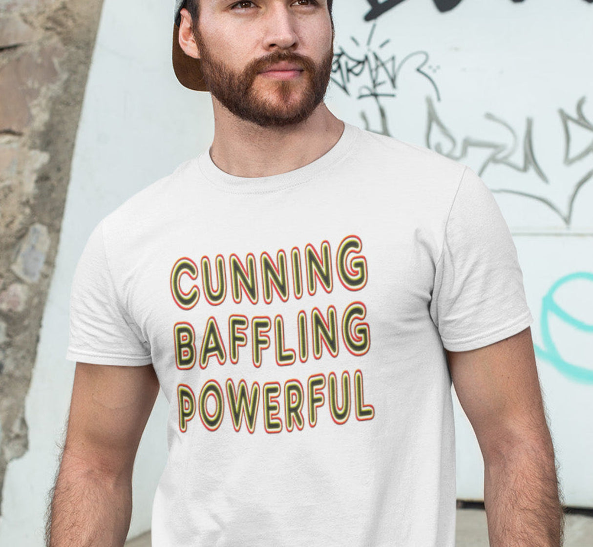 Cunning Baffling Powerful SS Tee