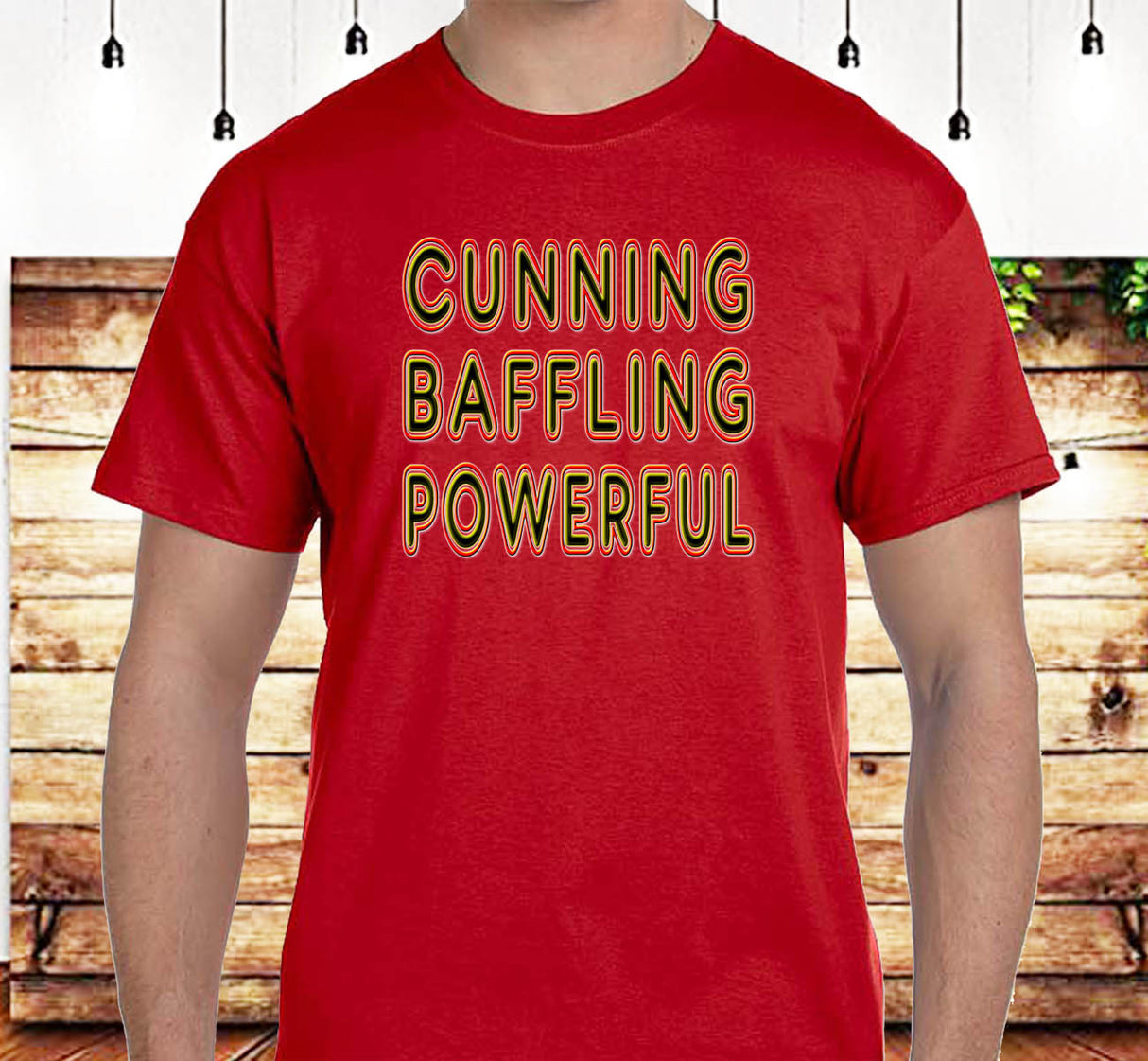 Cunning Baffling Powerful SS Tee