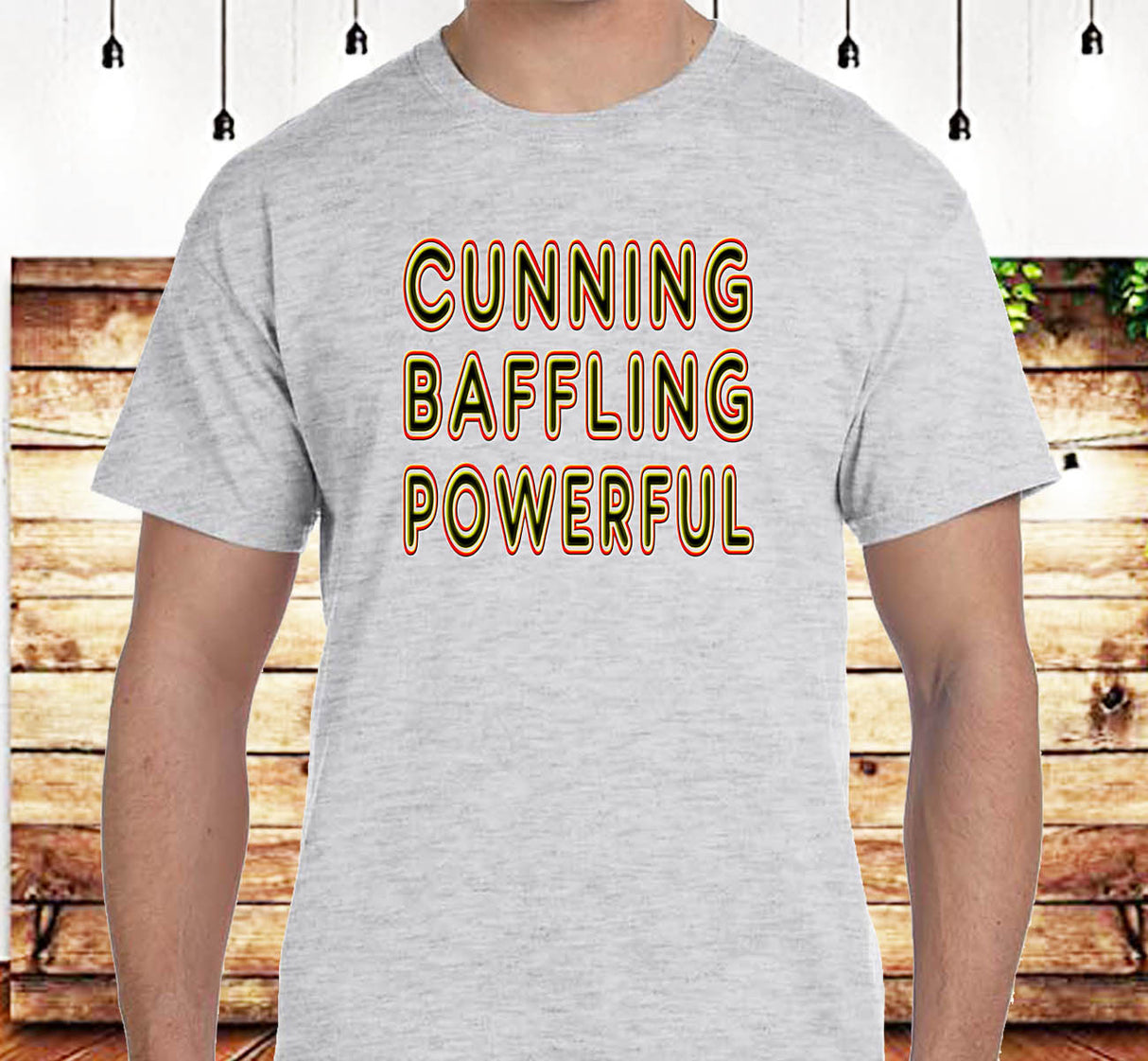 Cunning Baffling Powerful SS Tee