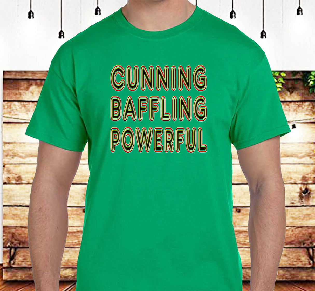 Cunning Baffling Powerful SS Tee