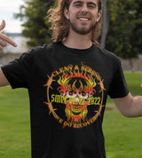 Customized NA Flaming Skull dtg Tee