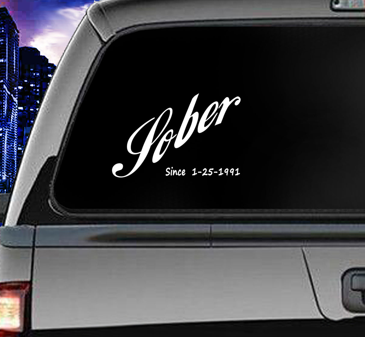 Win Decal - AA Cola Style Sober Date Decal