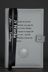 Cover-NA Double Book Cover- 6th ed Serenity Prayer Medallion Holder