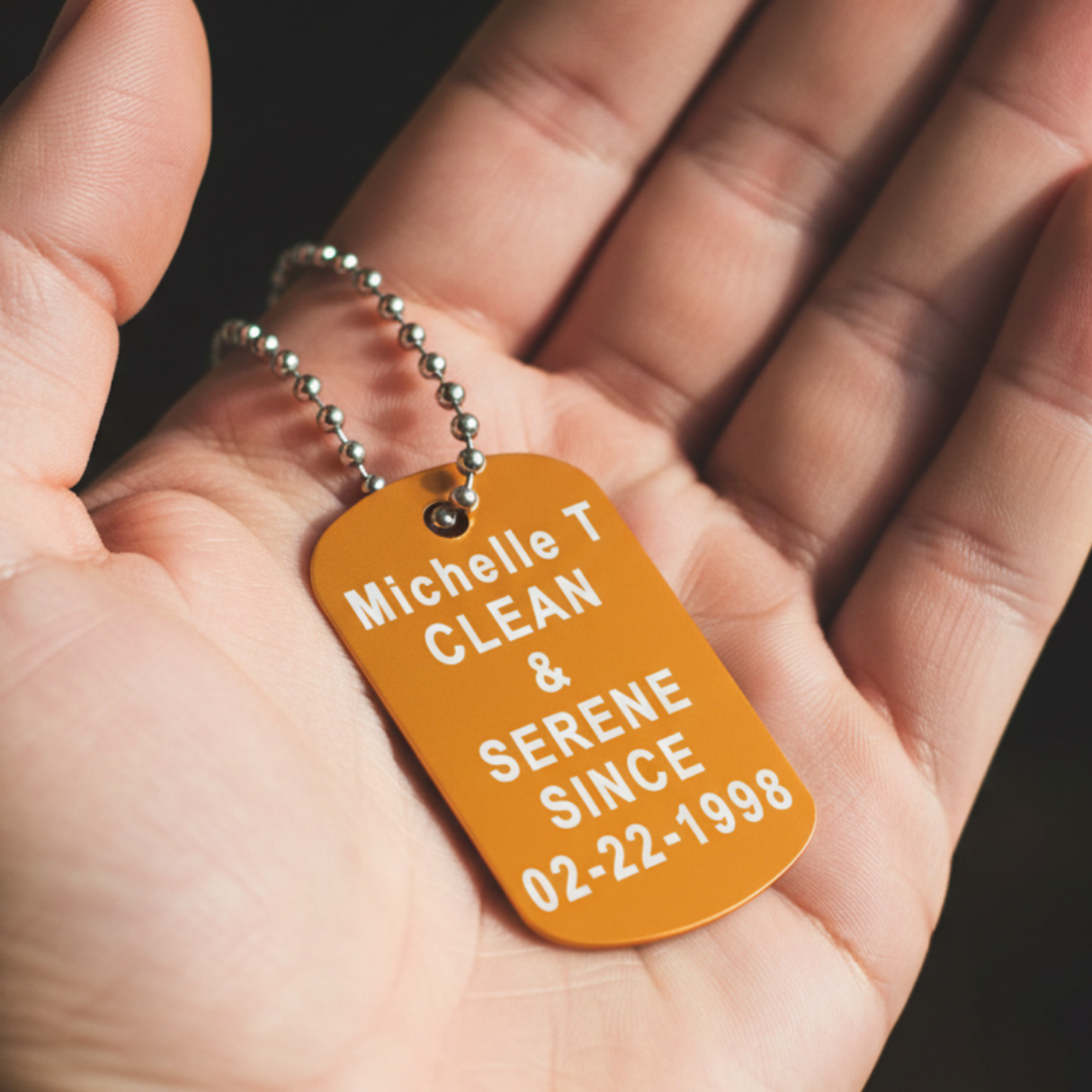 Clean Date Dog Tag