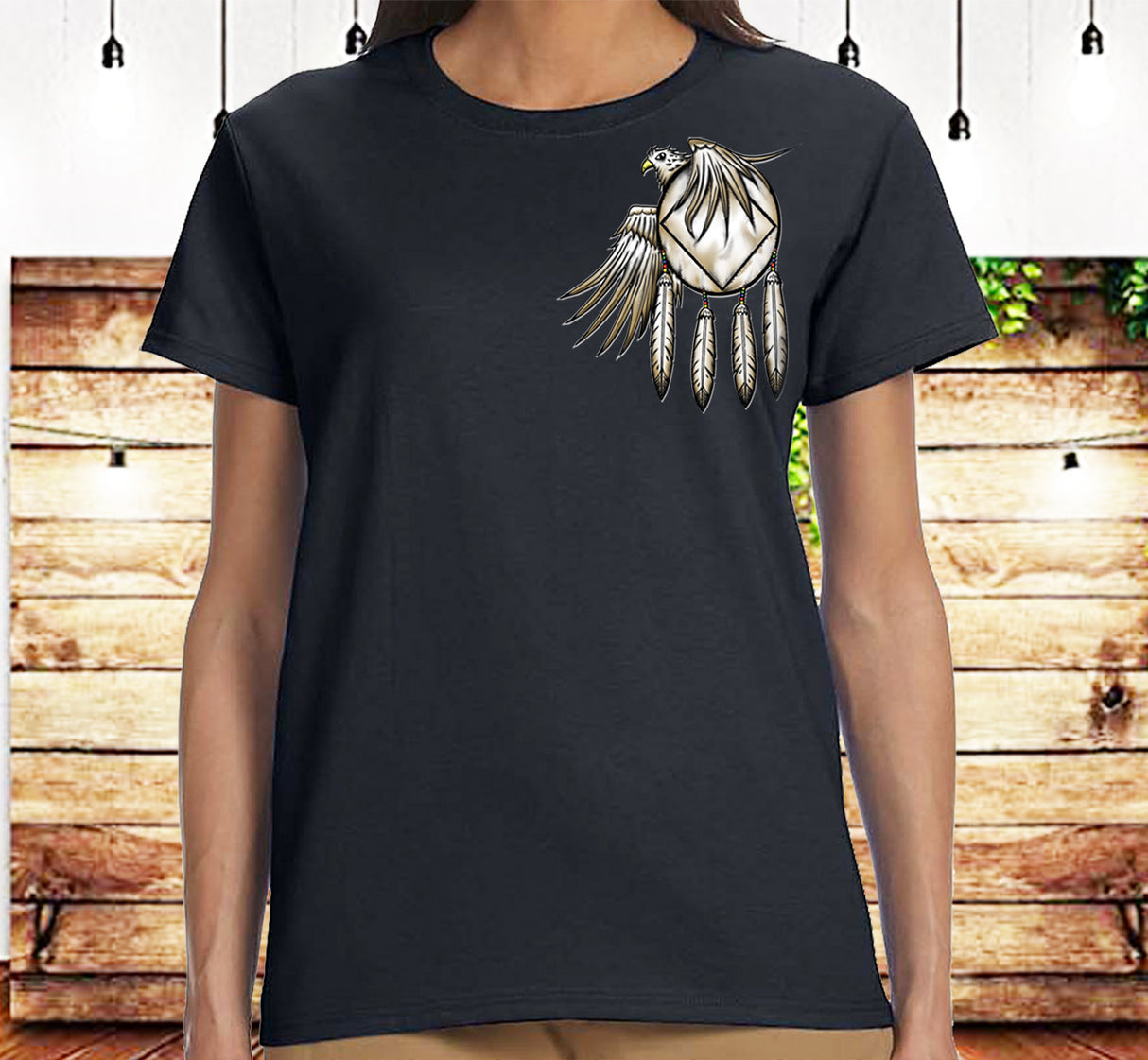 ldTs- Eagle & Shield Women's Tee