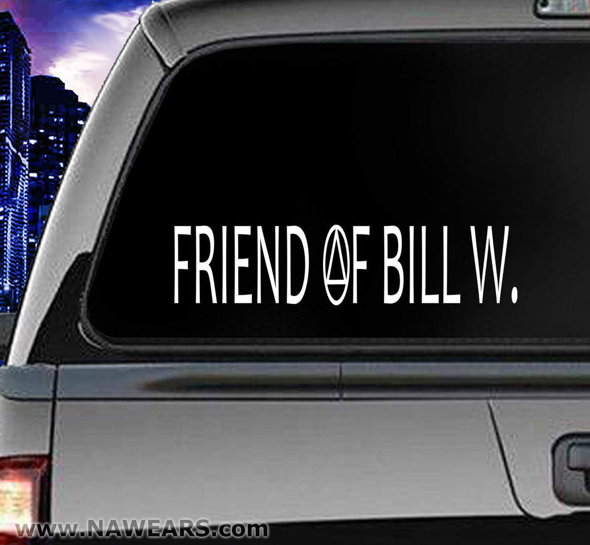 Win Decal - AA Friend Of Bill W V.2