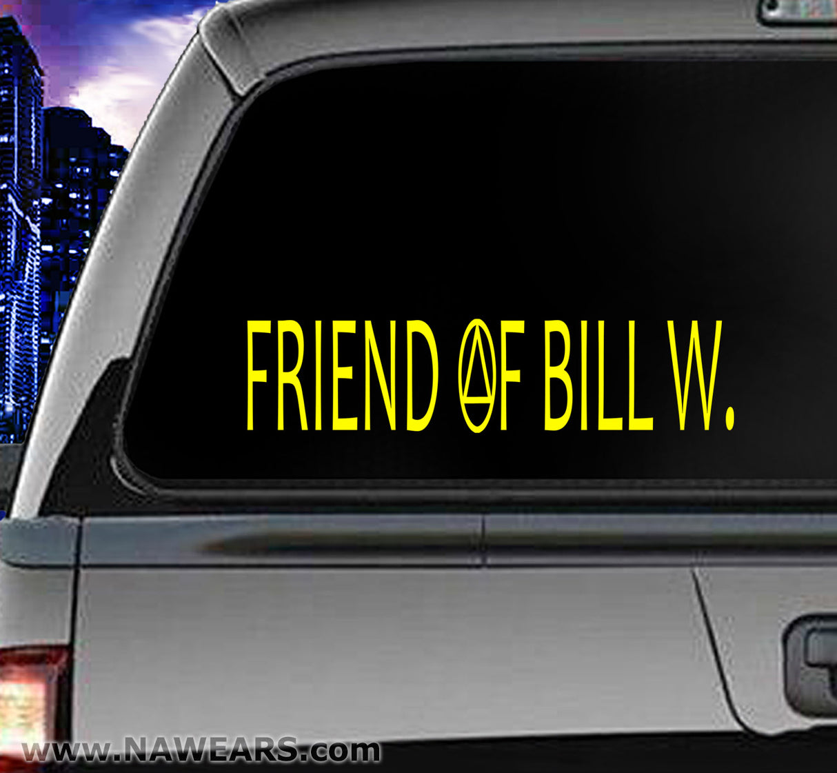 Win Decal - AA Friend Of Bill W V.2