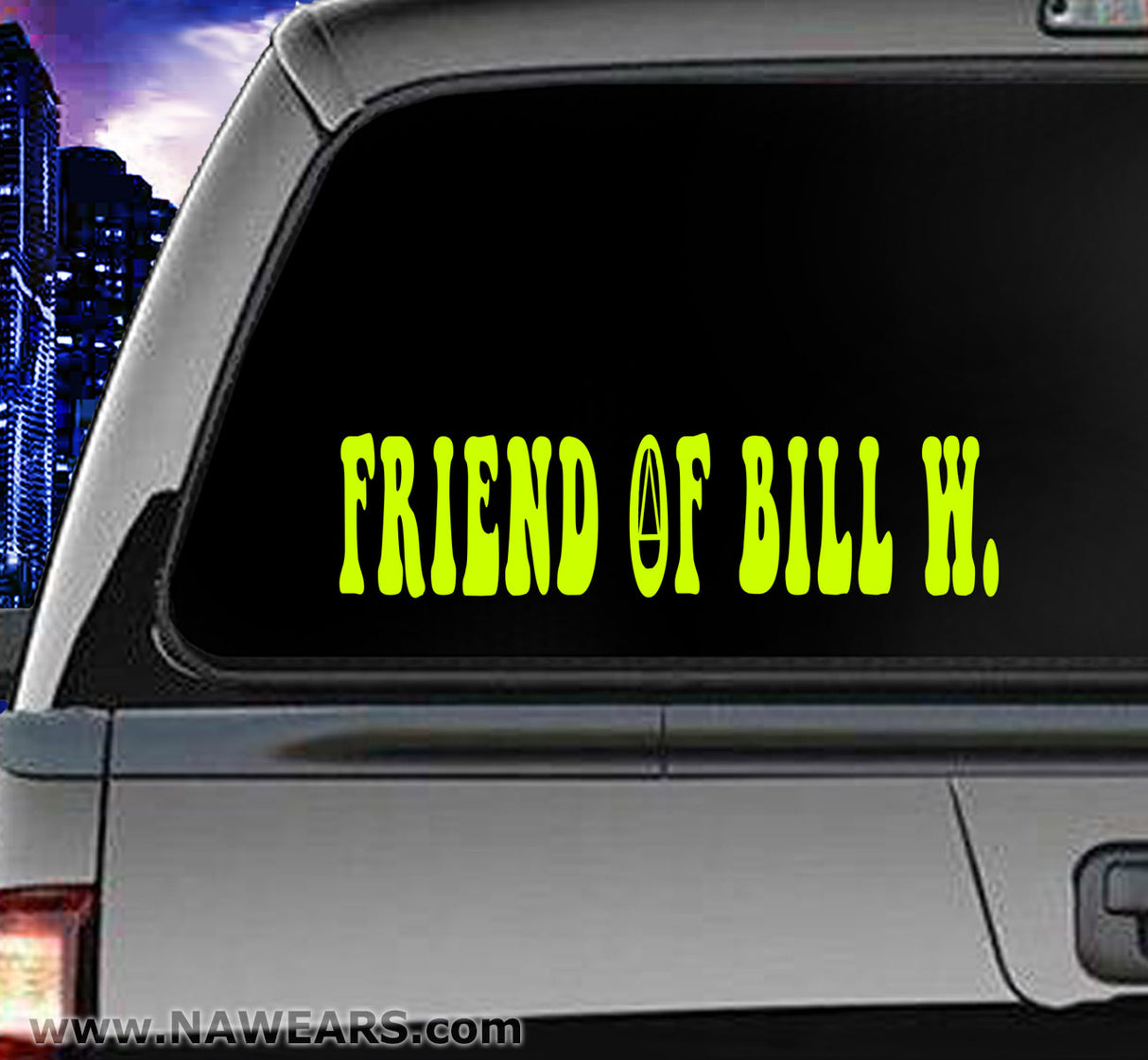 Win Decal - AA Friend Of Bill W V.4