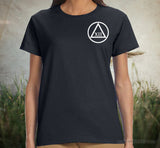 Custom 3.5" AA Symbol Sober Time Tee