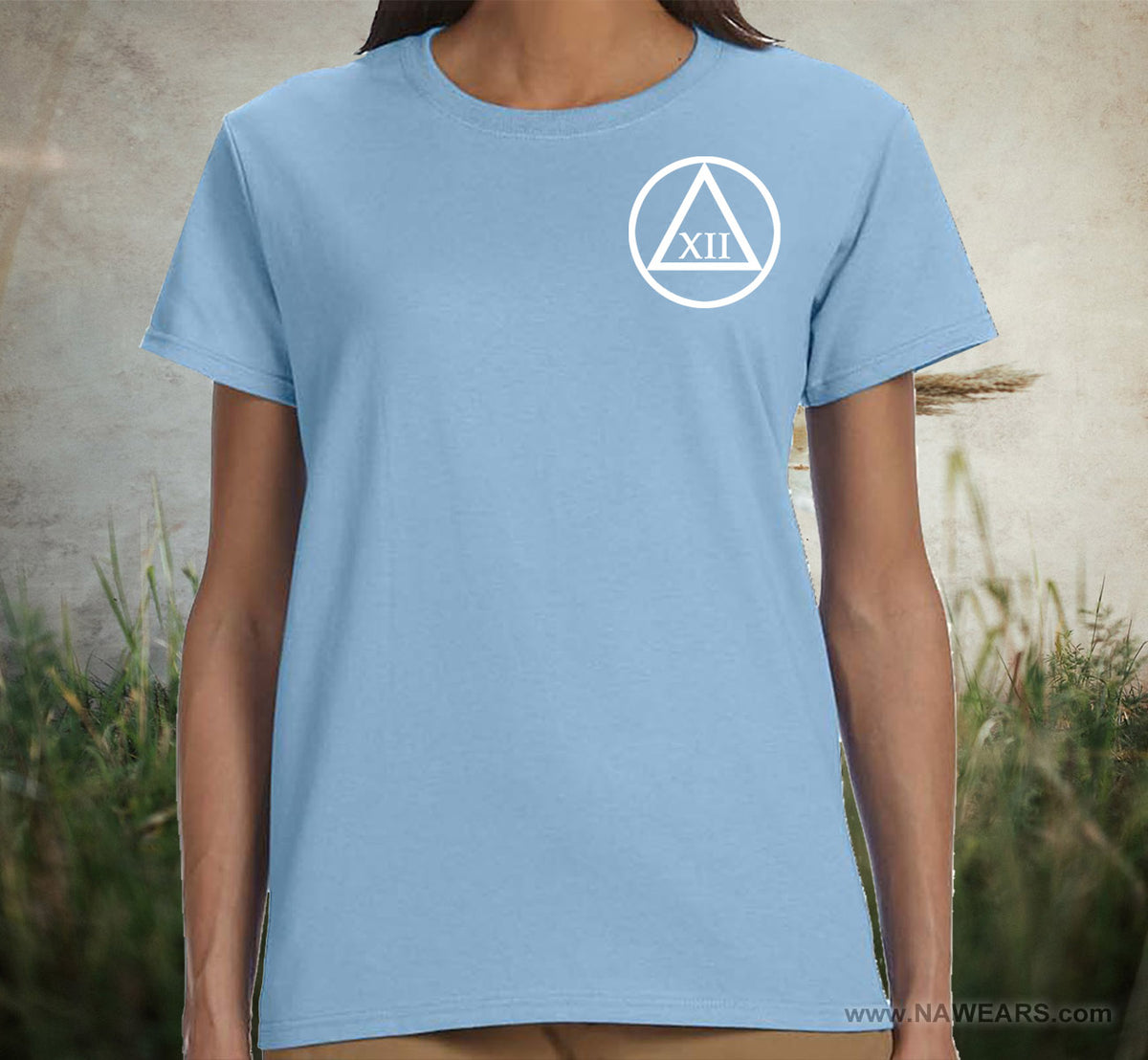 Custom 3.5" AA Symbol Sober Time Tee