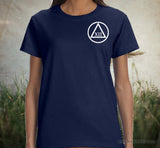Custom 3.5" AA Symbol Sober Time Tee
