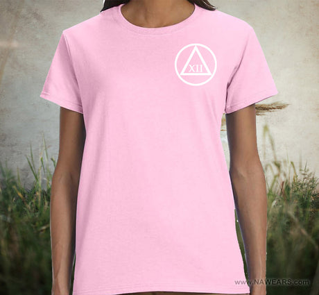 Custom 3.5" AA Symbol Sober Time Tee