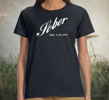Custom Cola Style Sober Date Tee