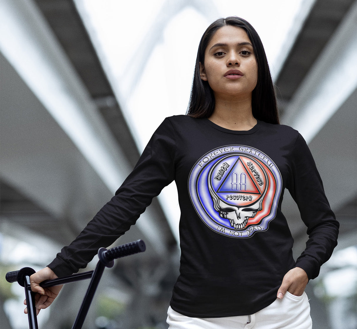 AA - Forever Grateful Long Sleeve dtg Tee