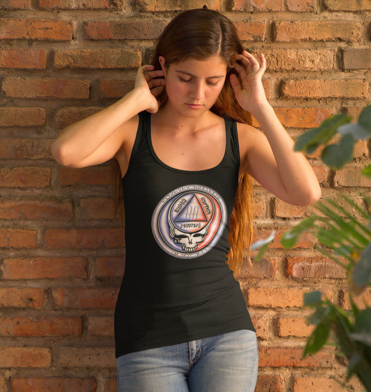 AA Forever Grateful AA Racerback Tank