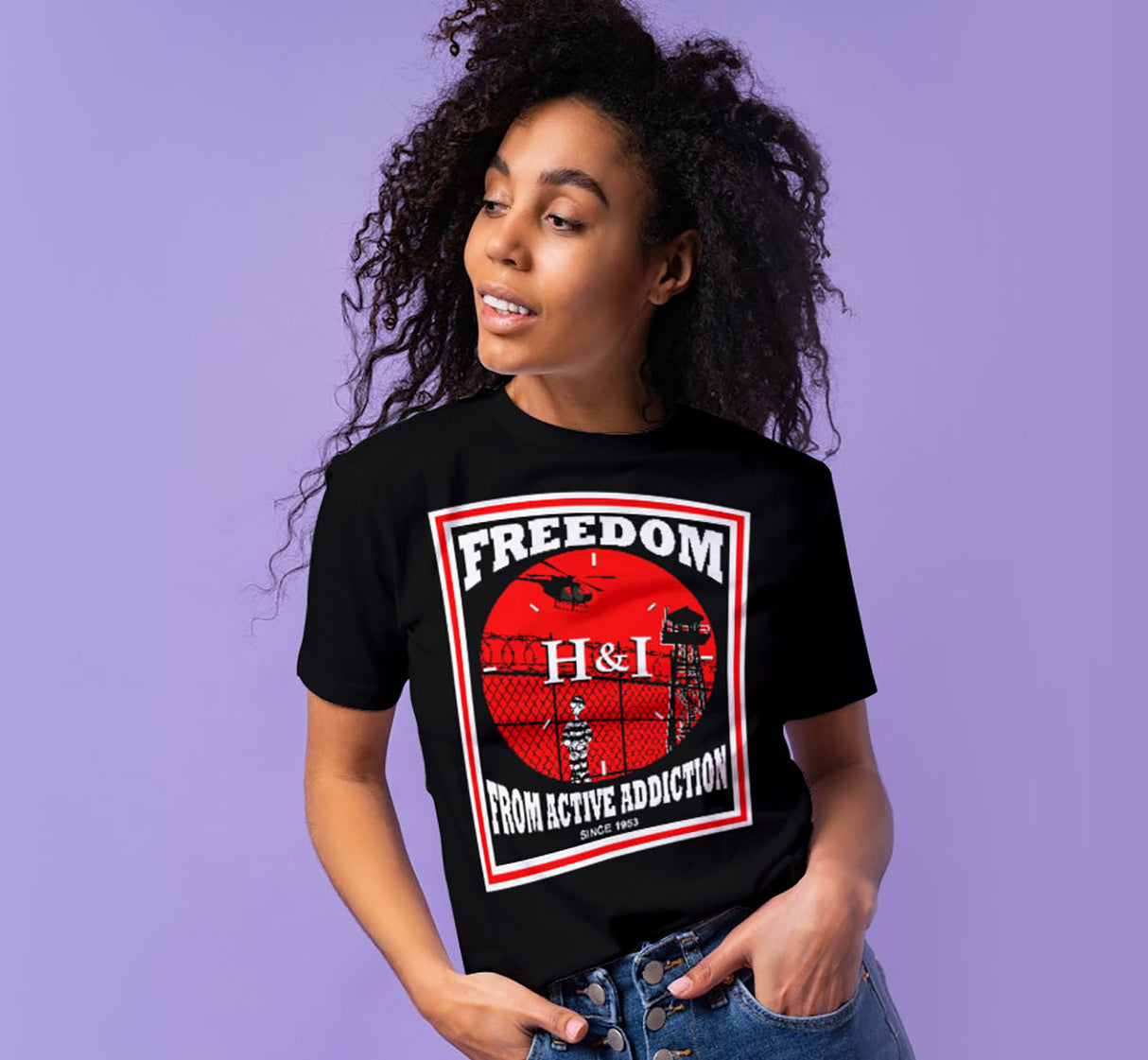 Freedom From Active Addiction Women's DTG Tee