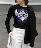 Winged NA Symbol Long Sleeve dtg Tee